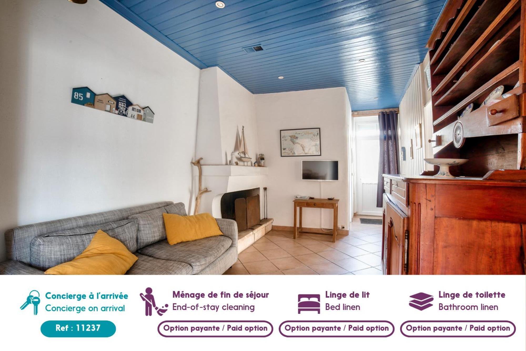 Jolie Maison Avec Cour Pour 5 Personnes Noirmoutier-en-l'Ile Eksteriør billede